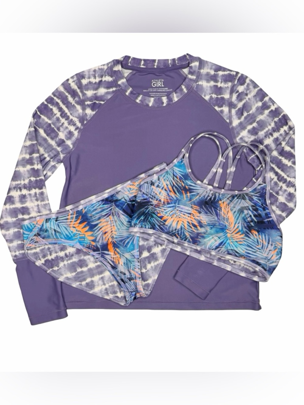 Athleta‎ Girl Reversible Bikini And Rashguard